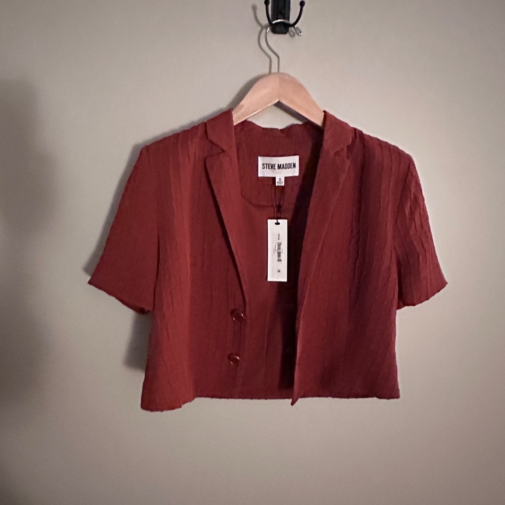 NWT Steve Madden ‘Kimmy’ Jacket – Burnt Henna - S